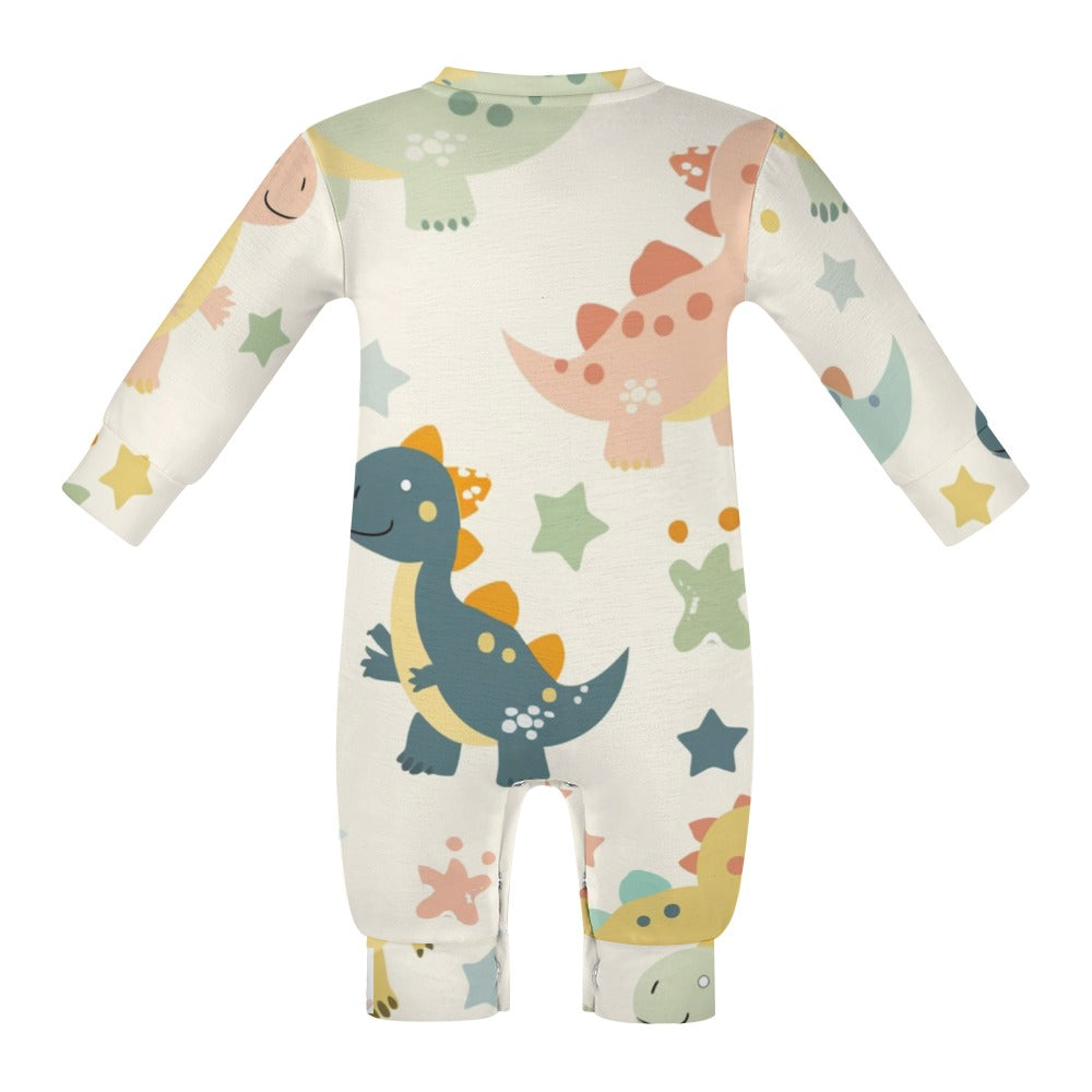 Cute Dinosaur & Stars Baby romper - My Brightside Clothing