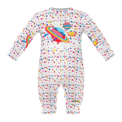 Cute Colourful Outer space  Baby Romper-My Bright Side Clothing