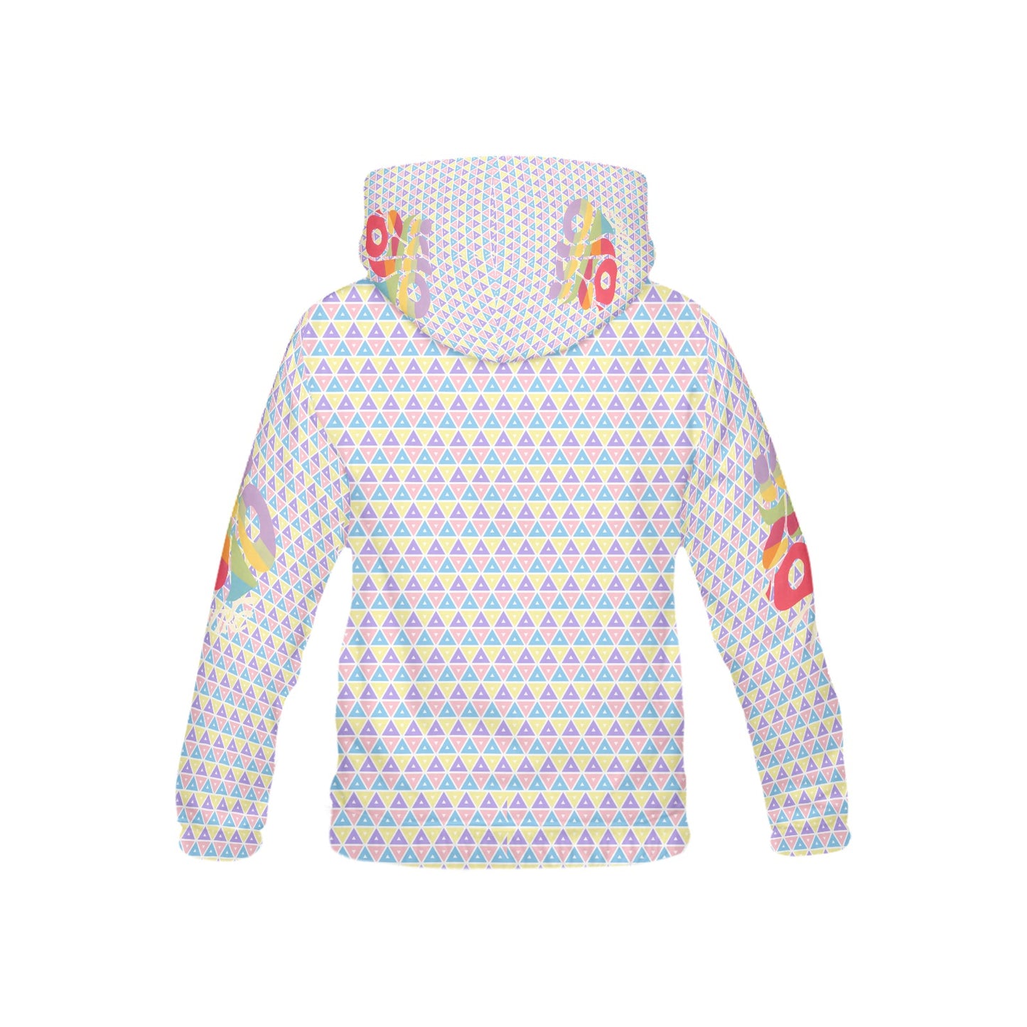 Pastel Rainbow Bright mind bright life subliminal message Pattern and Logo Children's Hoodie-My Bright Side Clothing