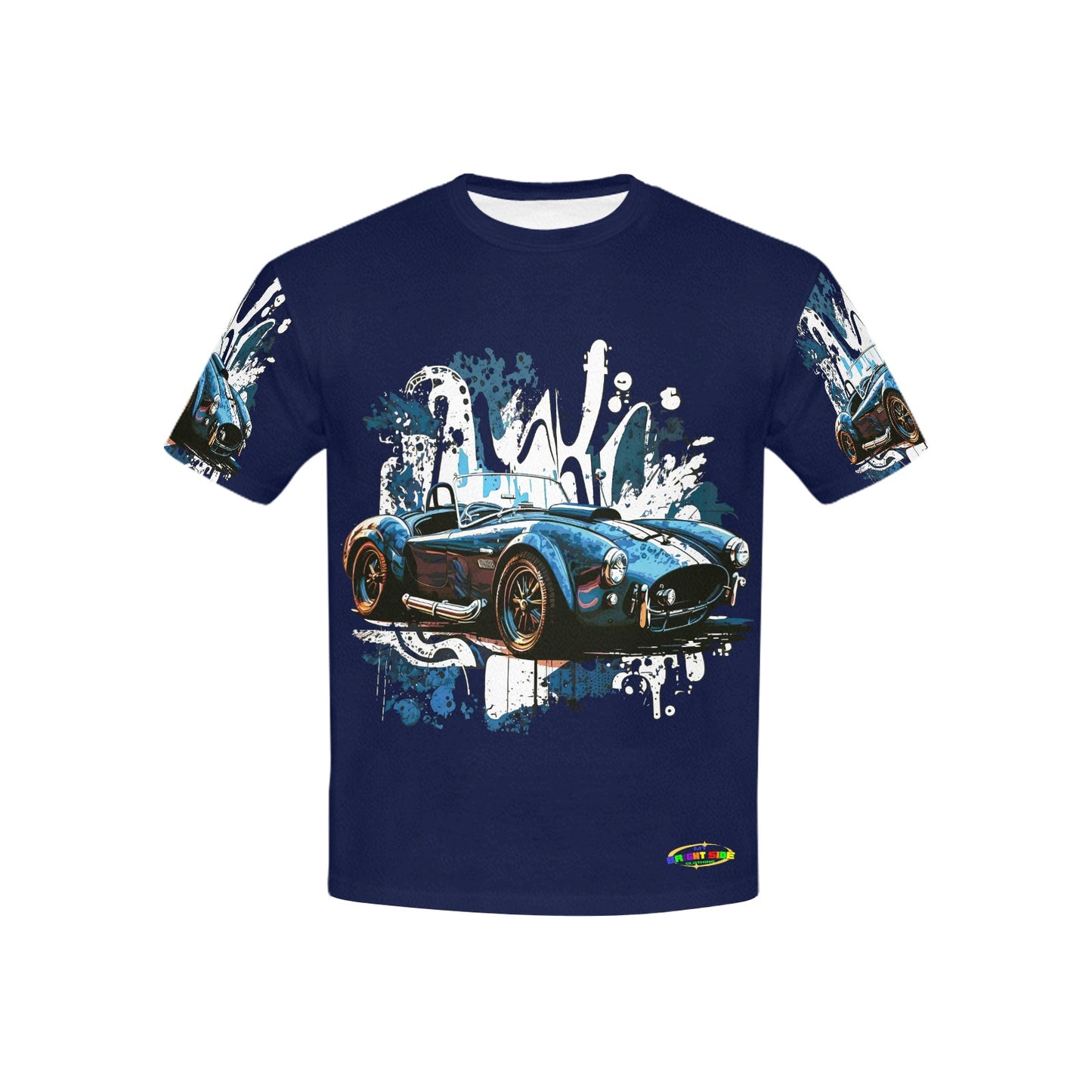 Vintage Sports Racing Car Children's T'shirt -My Bright Side Clothing