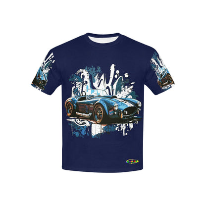 Vintage Sports Racing Car Children's T'shirt -My Bright Side Clothing