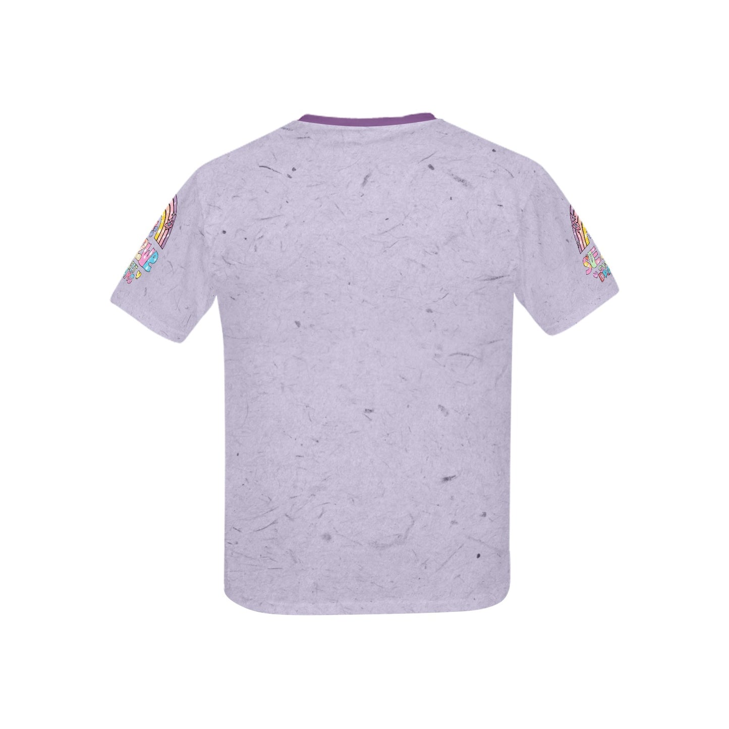 Beautiful Pastel Purple Follow the Rainbow Graphic-Children's T-shirt My Bright Side Clothing