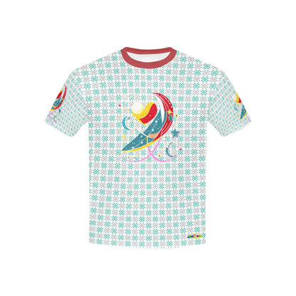 Heart Pattern and Graphic Children's T shirt -My Bright Side Clothing