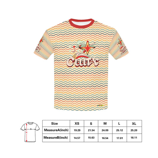 Groovy Retro Pattern and Graphic Children's T-Shirt-My Bright Side Clothing