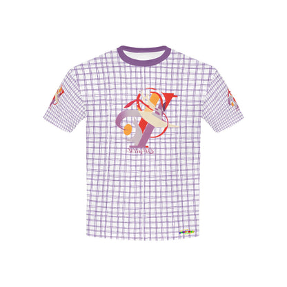 Beautiful Pastel Purple Love Abstract Graphic and Pattern Children's T-shirt-My Bright Side Clothing