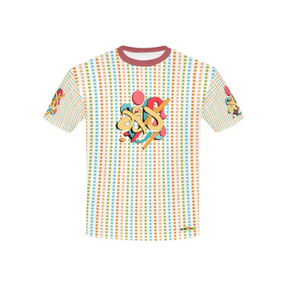 Retro Bright mind bright life subliminal message Pattern and Logo Children's T-shirt -My Bright Side Clothing