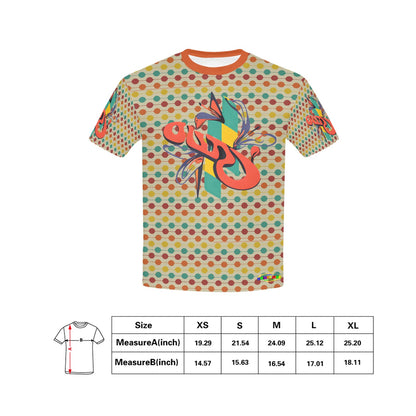 Retro Pattern and Logo Children's T-shirt -My Bright Side Clothing