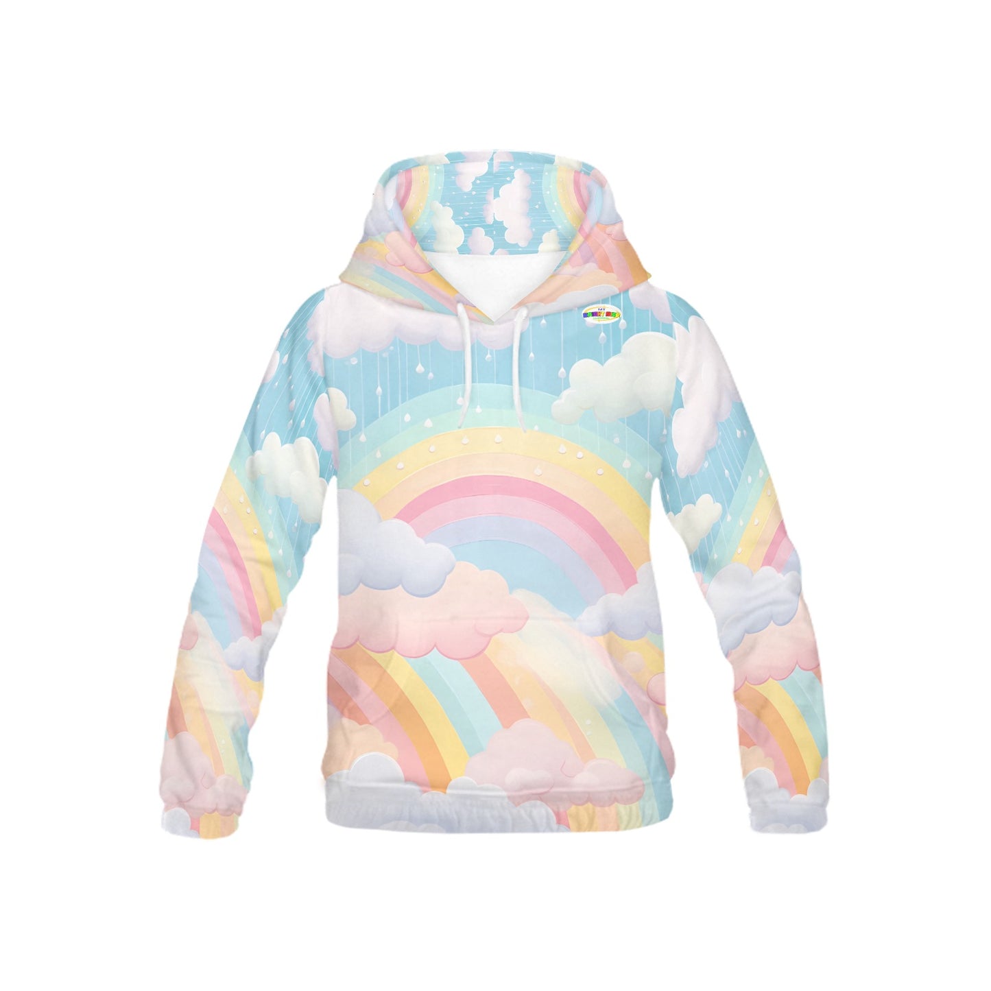 Beautiful Pastel Rainbow Children's Hoodie -My Bright Side Clothing