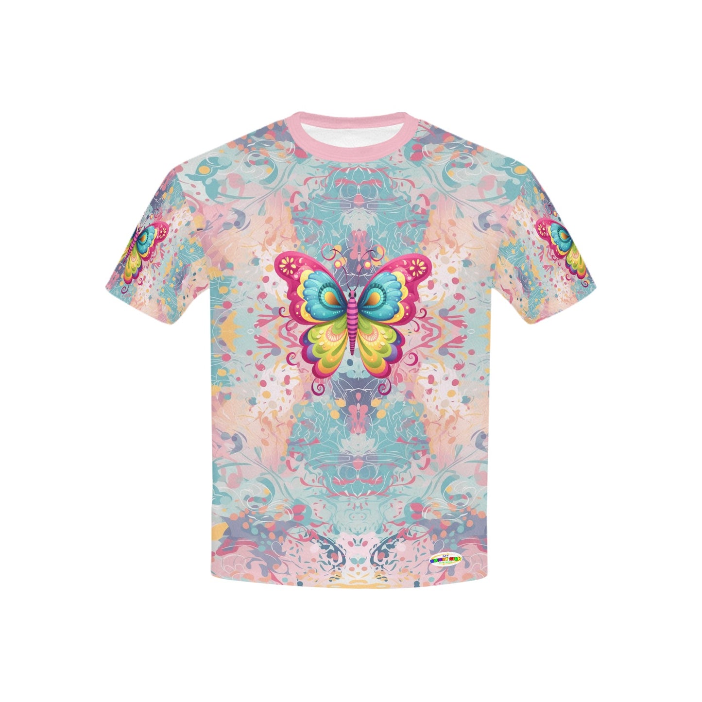 Beautiful Butterfly Abstract Children's T-shirt-My Bright Side Clothing