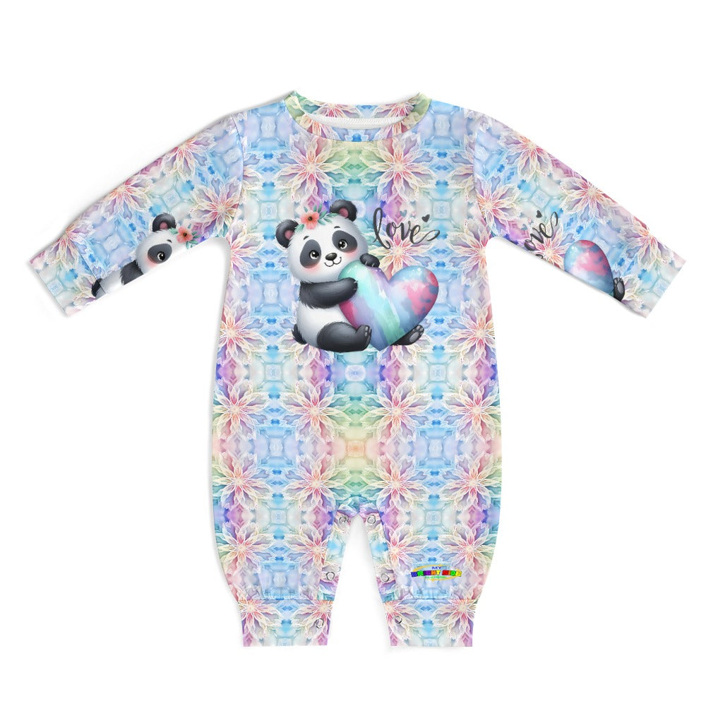 Cute Pastel Love Panda Baby Romper -My Bright Side Clothing.com