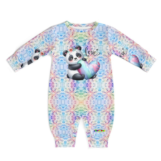 Cute Pastel Love Panda Baby Romper -My Bright Side Clothing.com