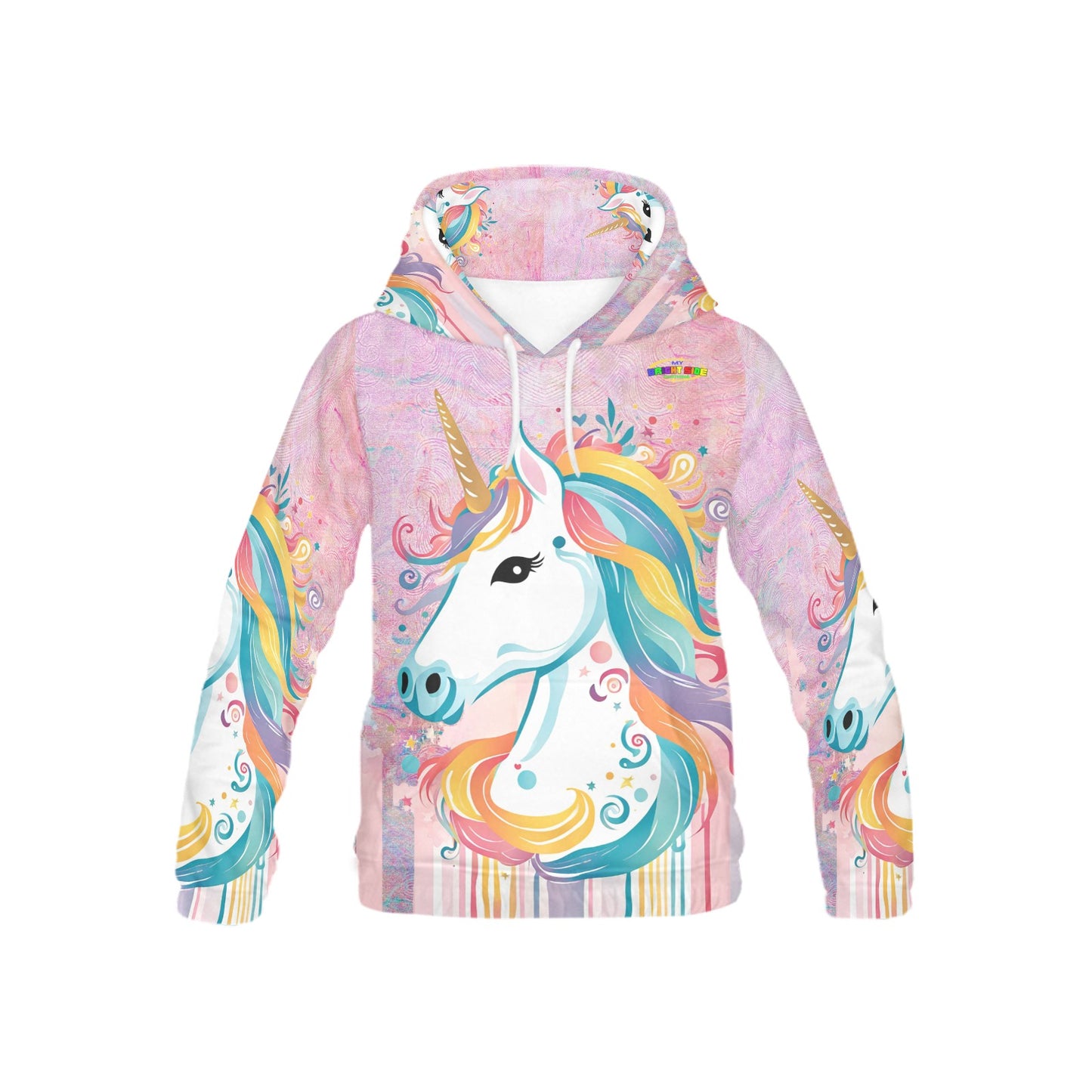 Beautiful Pastel Rainbow Unicorn Children's Hoodie -My Bright Side Clothing