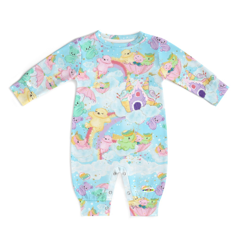 Cute Pastel Rainbow Bears Baby Romper- My Bright Side Clothing