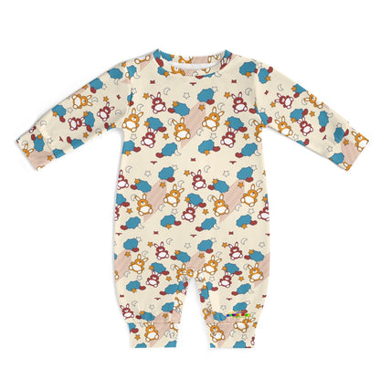 Cute Bunny Pattern Baby Romper-My Bright Side Clothing