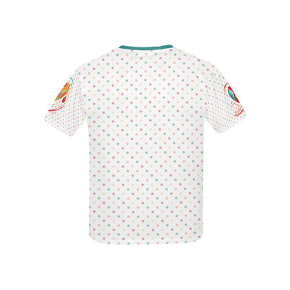 Heart  Pattern and Logo Children's T-shirt-My Bright Side Clothing