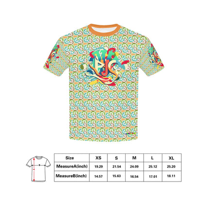 Retro Bright mind bright life subliminal message Pattern and Logo Children's T-shirt -My Bright Side Clothing