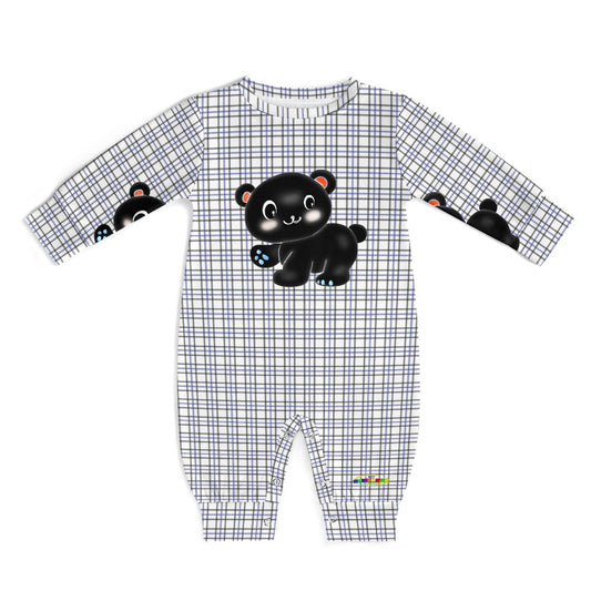 Cute Baby Black Bear Baby Romper-My Bright Side Clothing