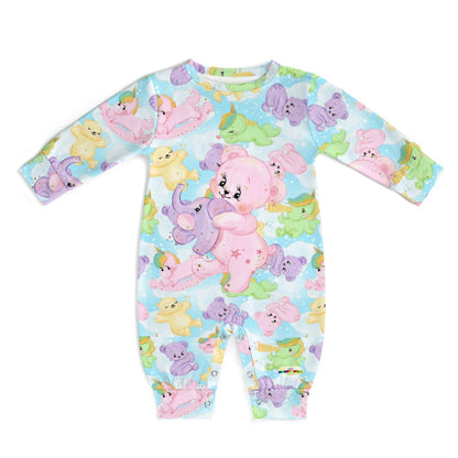 Cute Pastel Rainbow Bears Baby Romper- My Bright Side Clothing