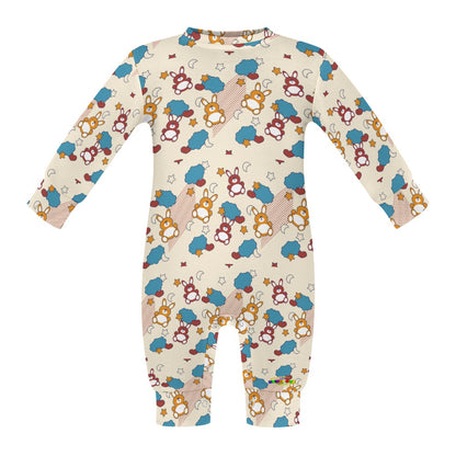 Cute Bunny Pattern Baby Romper-My Bright Side Clothing