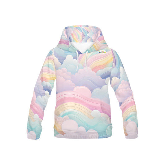 Beautiful Pastel Rainbow Children's Hoodie -My Bright Side Clothing