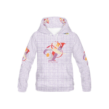 Beautiful Pastel Purple Love Abstract Graphic and Pattern Children's Hoodie-My Bright Side Clothing