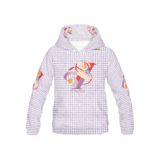 Beautiful Pastel Purple Love Abstract Graphic and Pattern Children's Hoodie-My Bright Side Clothing