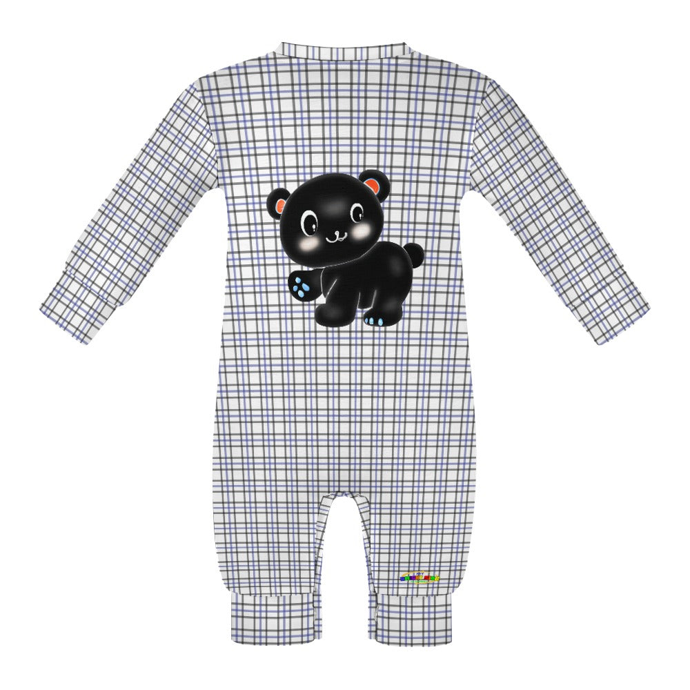 Cute Baby Black Bear Baby Romper-My Bright Side Clothing