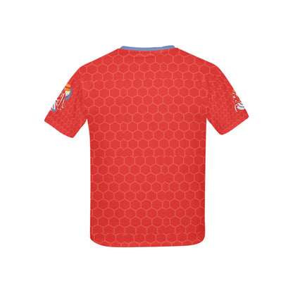 Beautiful red surfing Abstract Graphic and Pattern Children's T-shirt-My Bright Side Clothing