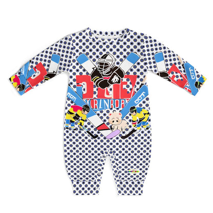 Hockey Theme Baby Romper-My Bright Side Clothing