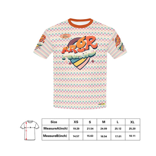 Pastel Rainbow Retro Bright mind bright life subliminal message Pattern and Logo Children's T-shirt-My Bright Side Clothing