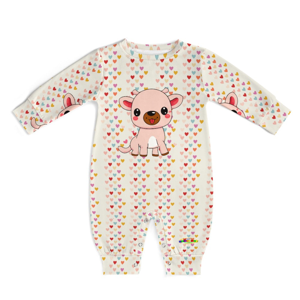 Cute Baby Cow Baby Romper-My Bright Side Clothing