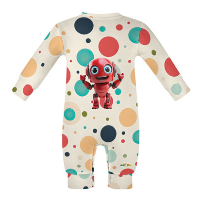 Cute Robot Baby Romper--My Bright Side Clothing