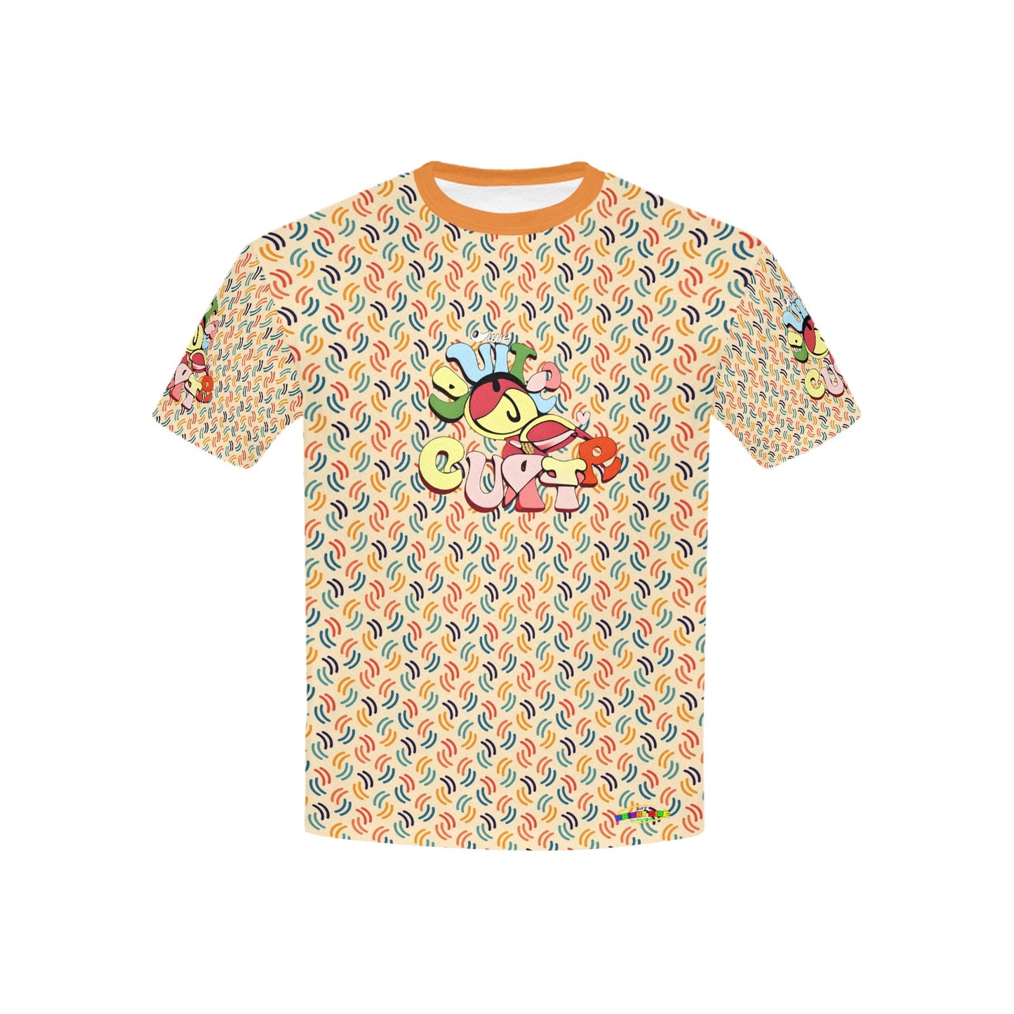 Groovy Retro Pattern and Graphic Children's T-Shirt-My Bright Side Clothing