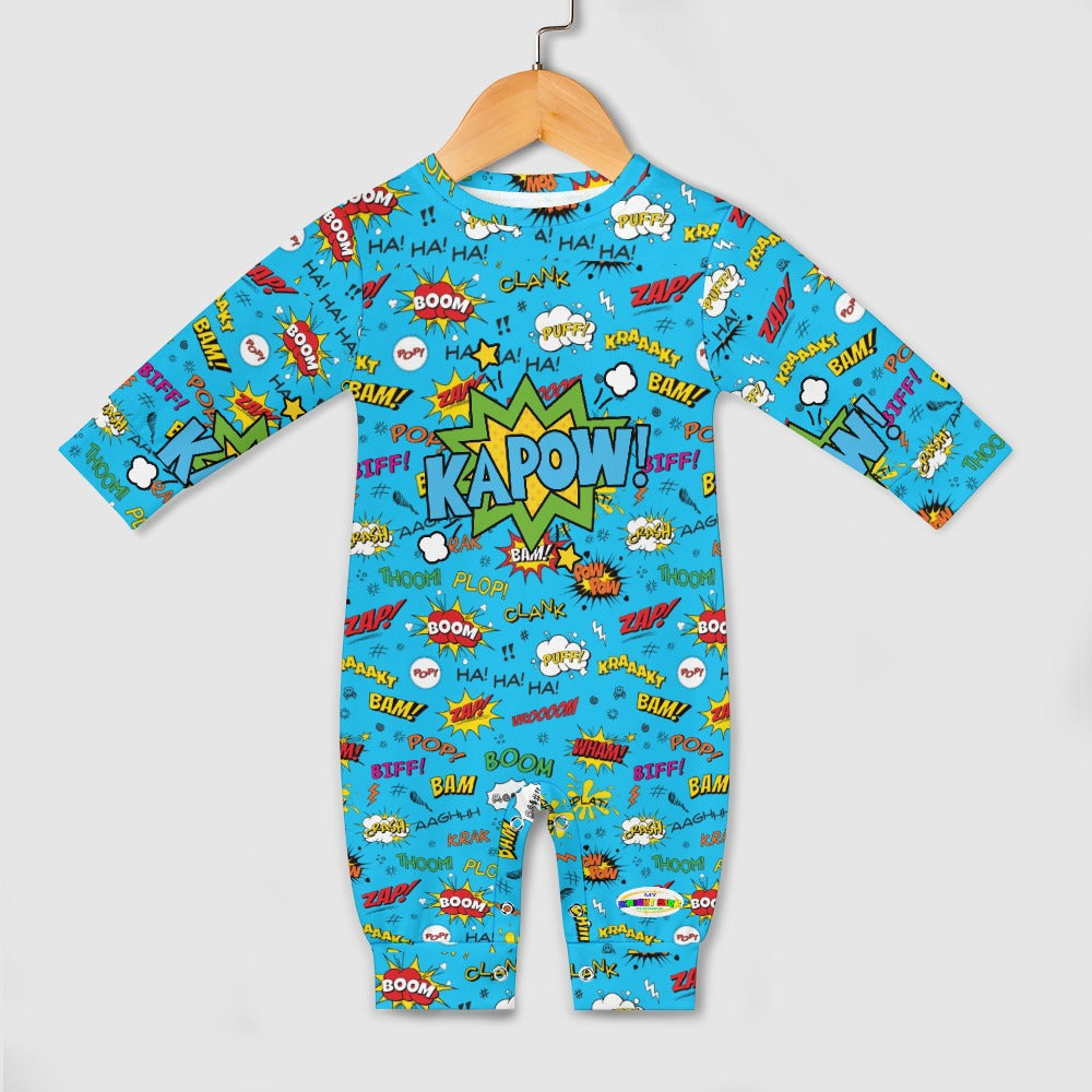 Superhero Theme Baby Romper-My Bright Side Clothing