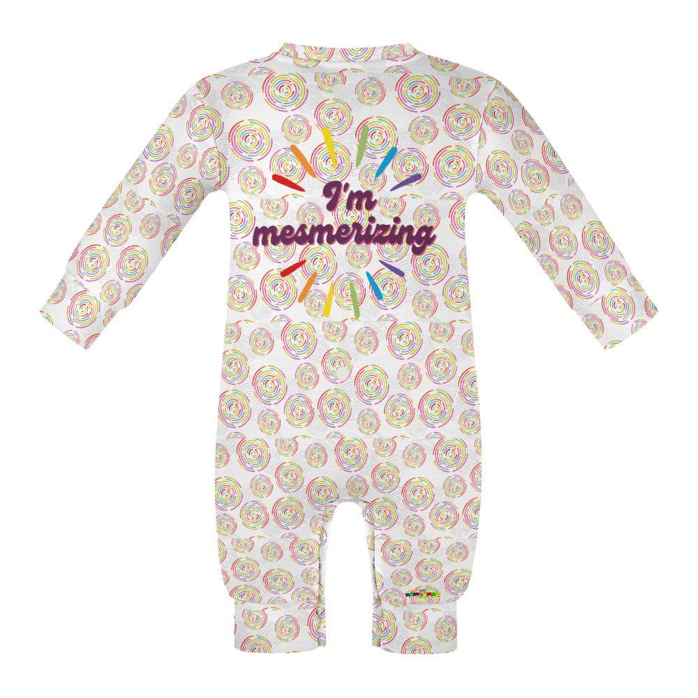 Cute im mesmerizing circle pattern  Baby Romper-My Bright Side Clothing