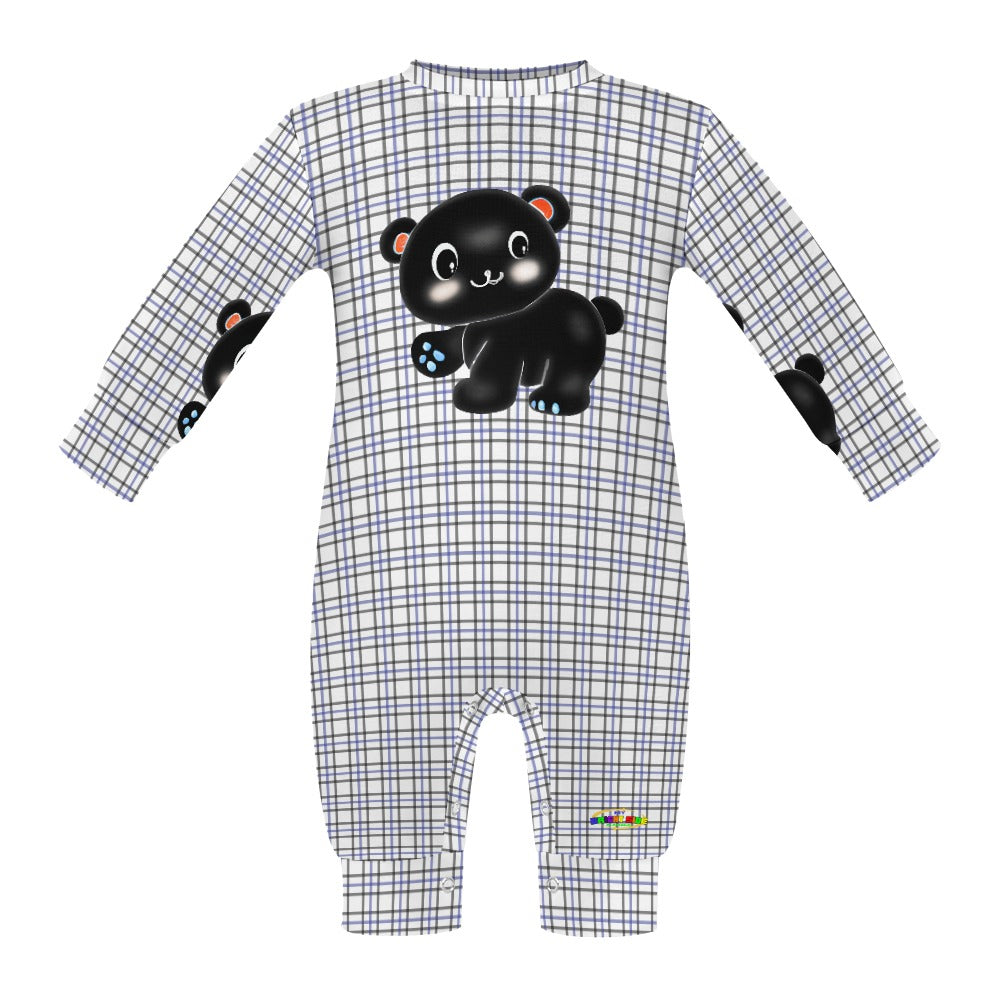 Cute Baby Black Bear Baby Romper-My Bright Side Clothing