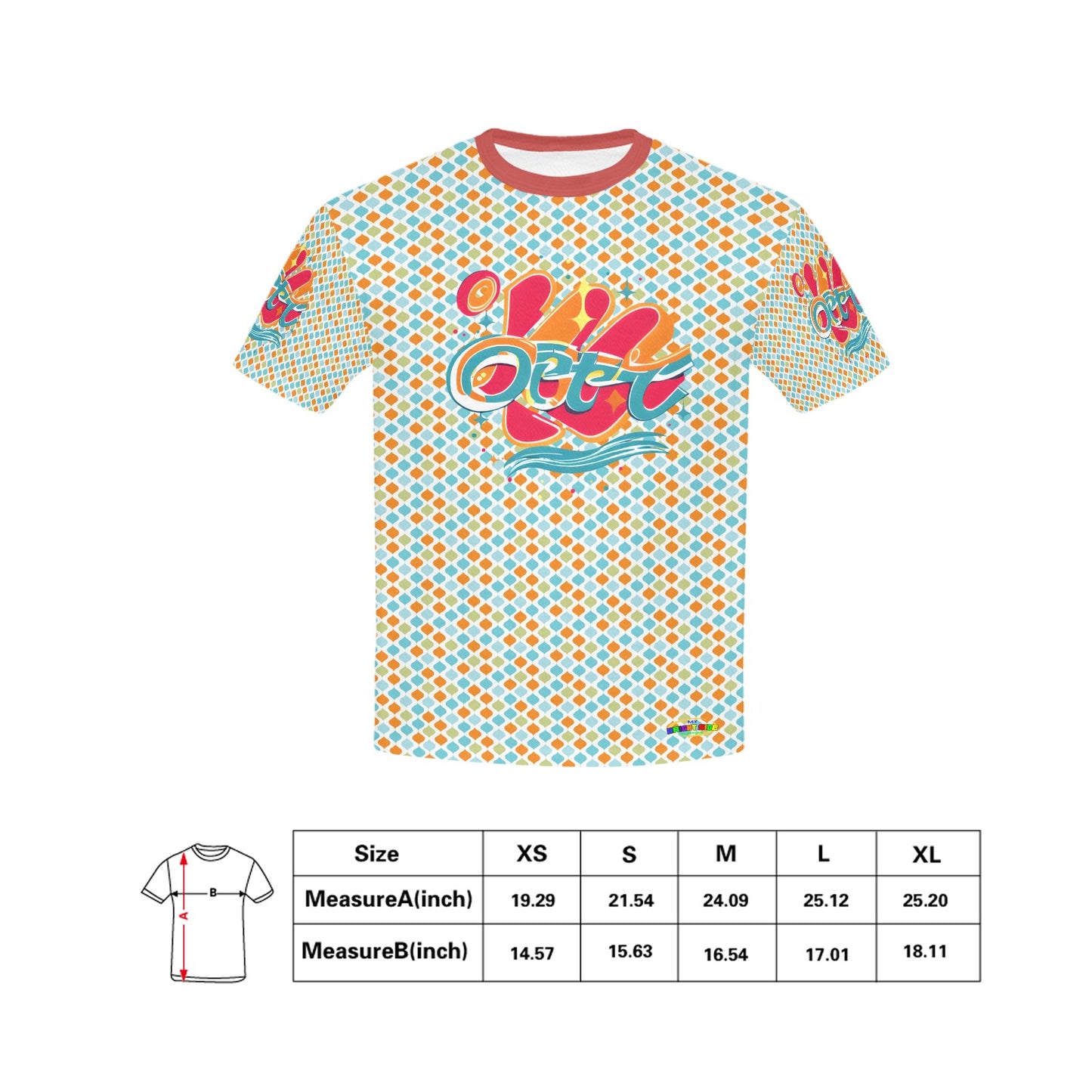 Retro Bright mind bright life subliminal message Pattern and Logo Children's T-shirt -My Bright Side Clothing