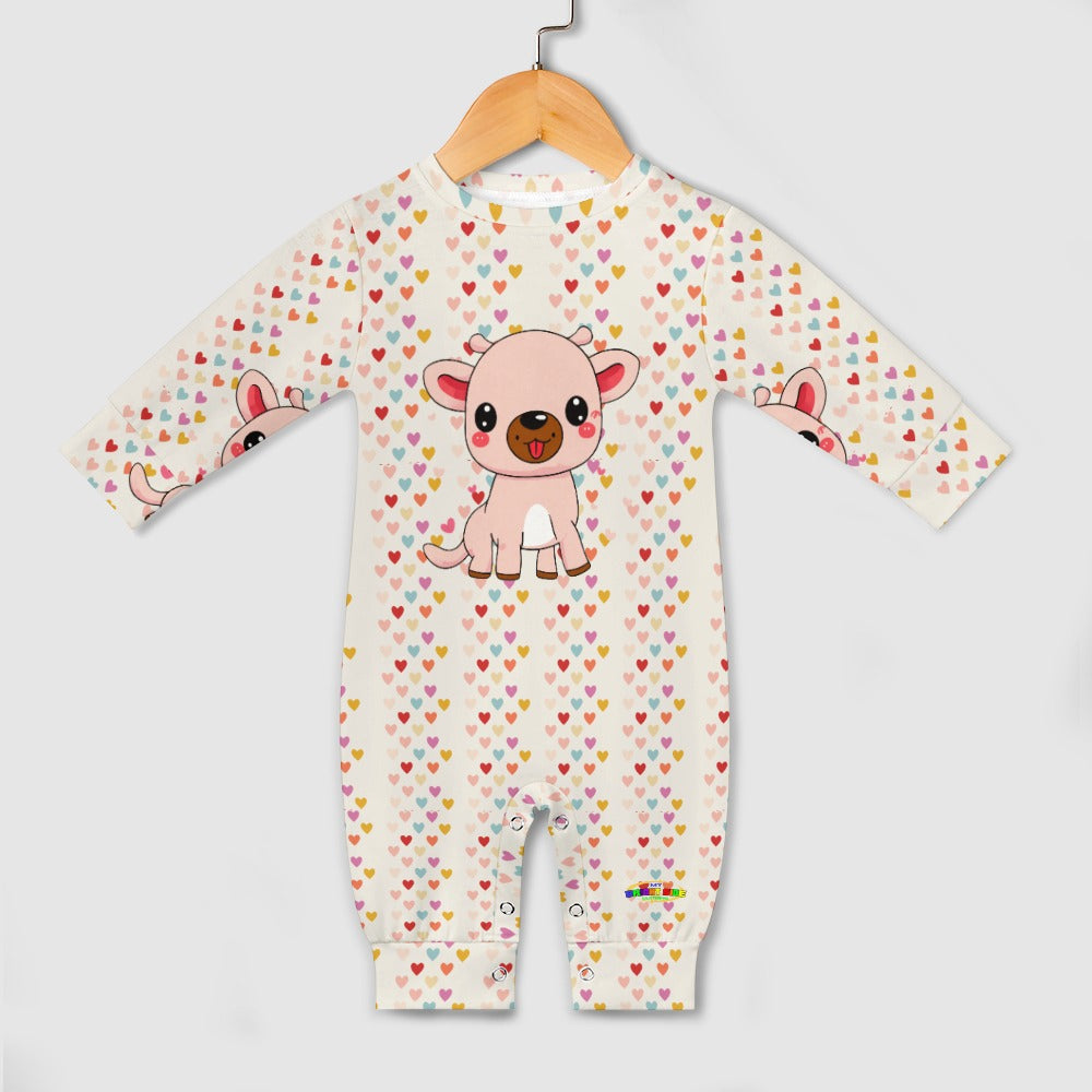 Cute Baby Cow Baby Romper-My Bright Side Clothing