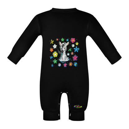 Cute Colourful Cartoon Zebra Baby Romper-My Bright Side Clothing