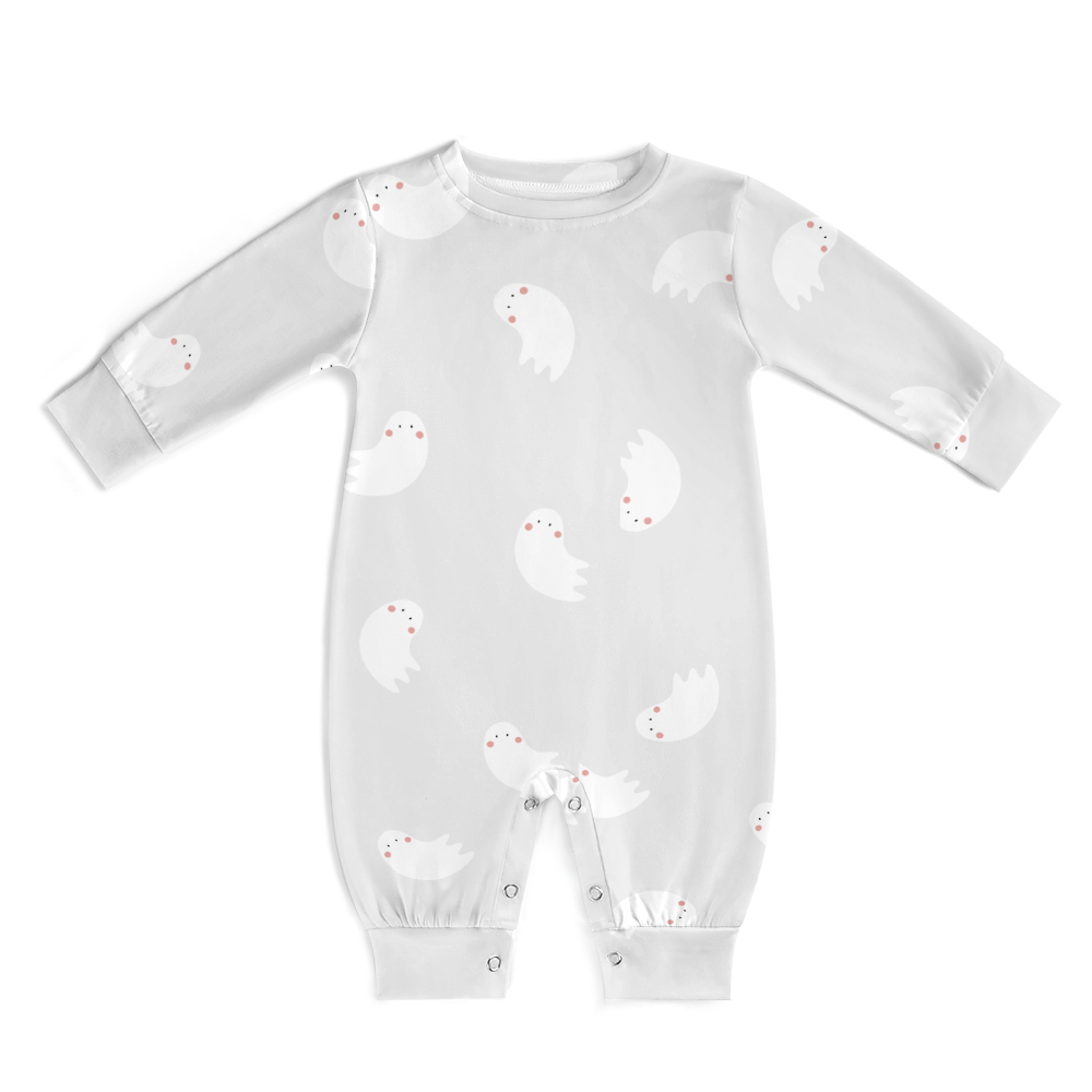 Baby romper Flying Ghosts Cute Halloween - Limited Edition