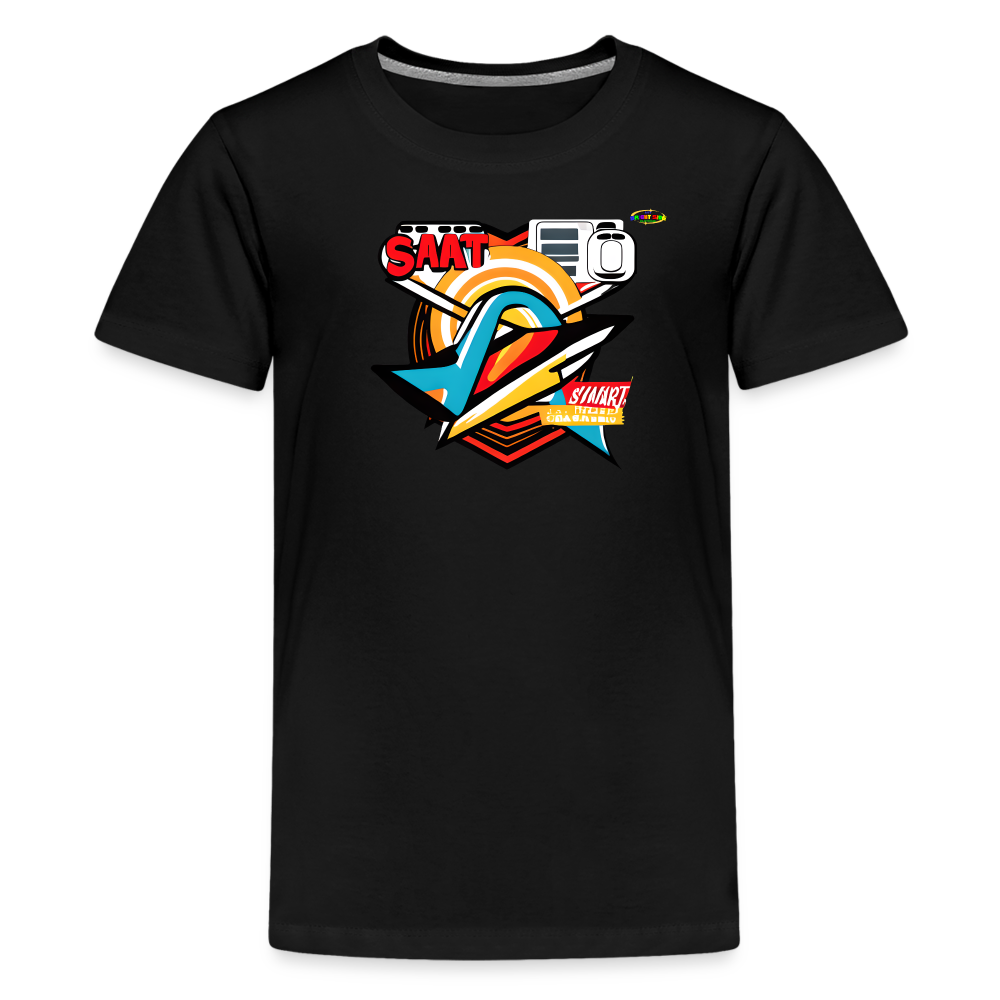 Gamer Logo Children's Premium T-Shirt-MyBrightSideClothing - black