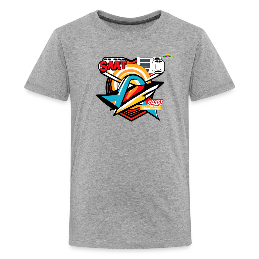 Gamer Logo Children's Premium T-Shirt-MyBrightSideClothing - heather gray