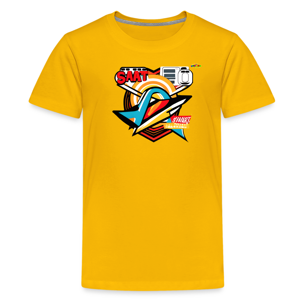 Gamer Logo Children's Premium T-Shirt-MyBrightSideClothing - sun yellow