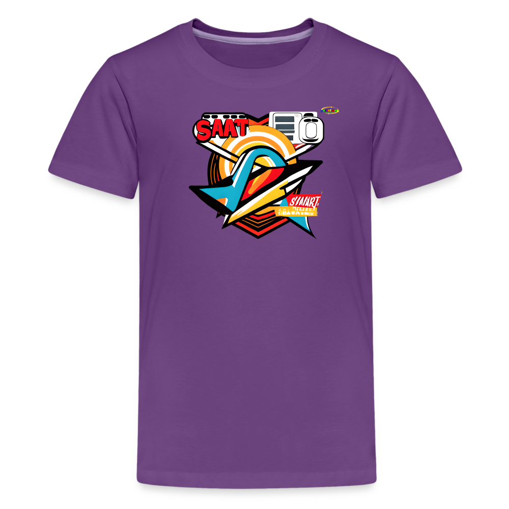 Gamer Logo Children's Premium T-Shirt-MyBrightSideClothing - purple