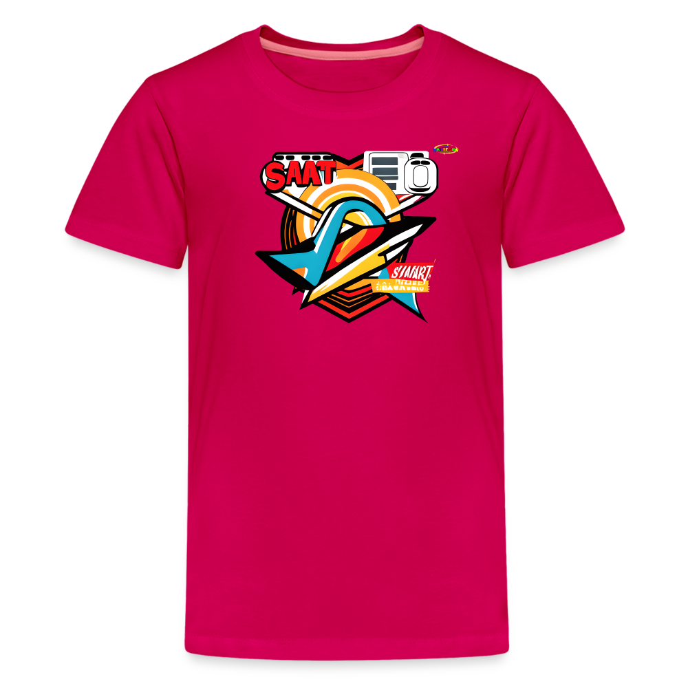 Gamer Logo Children's Premium T-Shirt-MyBrightSideClothing - dark pink