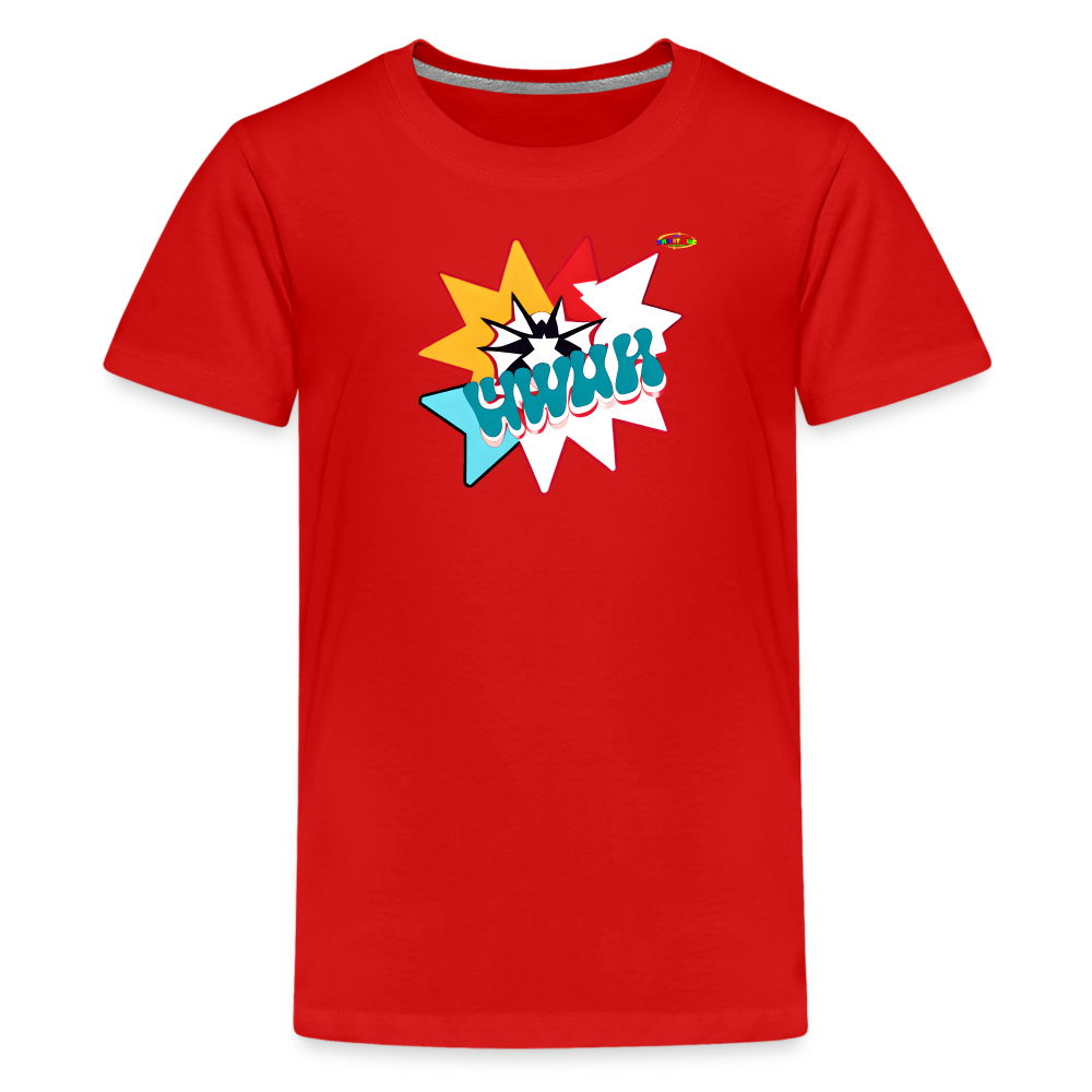 Universal Stardom Children's Premium T-Shirt -MyBrightSideClothing - red