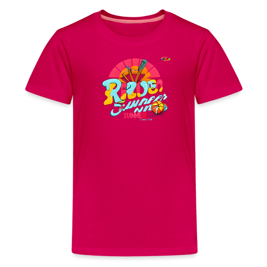 Ready for summer fun Logo Children's Premium T-Shirt -MyBrightSideClothing - dark pink