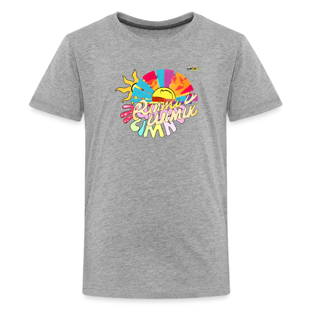 Summer Fun Logo Children's Premium T-Shirt -MyBrightSideClothing - heather gray