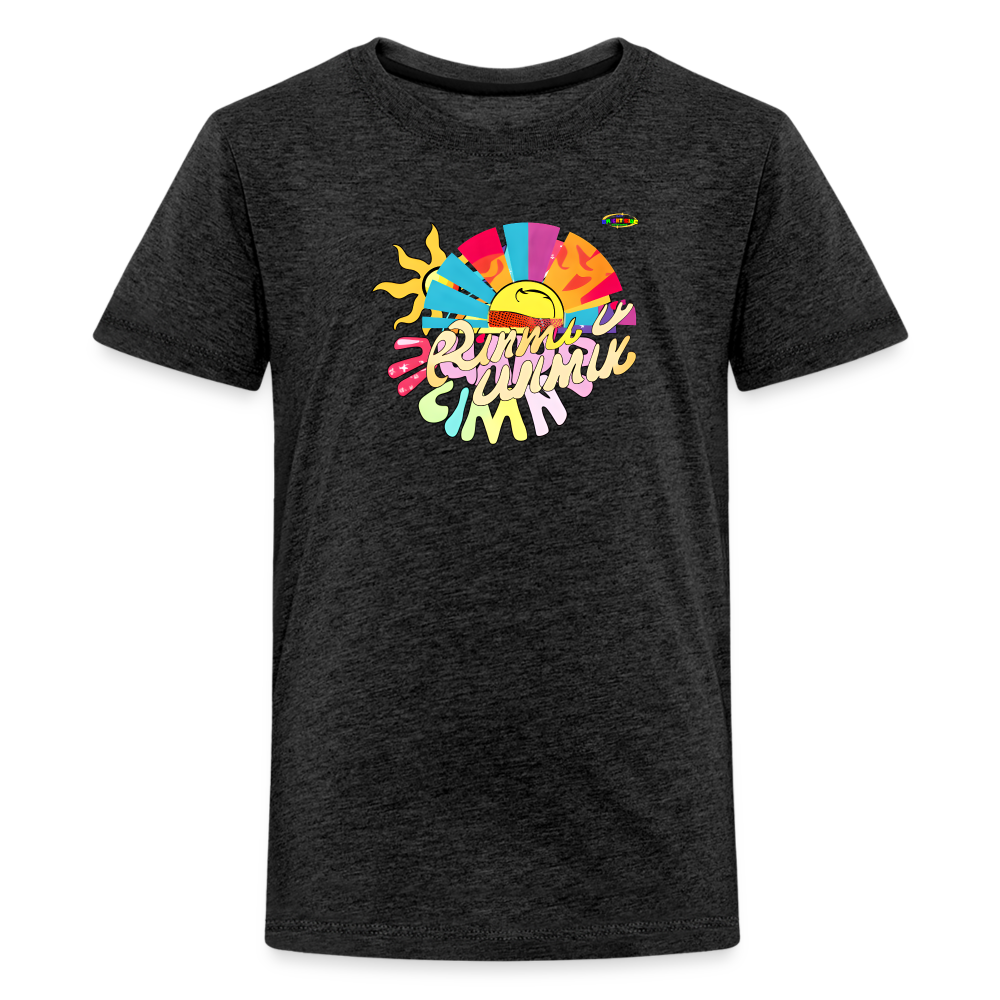 Summer Fun Logo Children's Premium T-Shirt -MyBrightSideClothing - charcoal grey