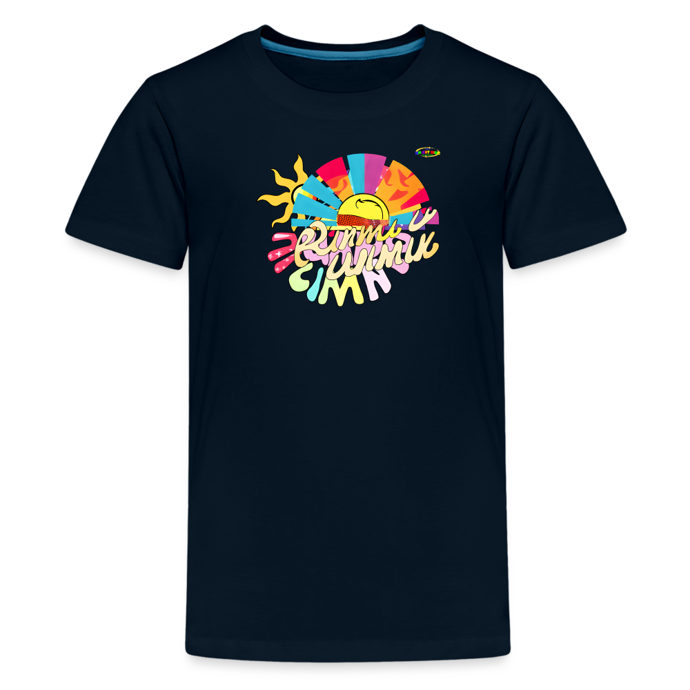 Summer Fun Logo Children's Premium T-Shirt -MyBrightSideClothing - deep navy